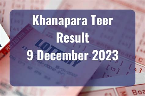 Khanapara Teer result today: Sept 12, 2023 first and second .